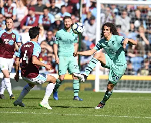 Burnley V Arsenal 2018-19 Prints: Guendouzi vs Cork: Burnley vs Arsenal, Premier League Clash (2018-19)