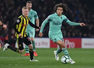Guendouzi vs Hughes: Intense Battle in Watford v Arsenal Premier League Clash
