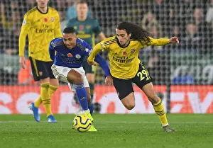 Leicester City V Arsenal 2019-20 Prints: Guendouzi vs Tielemans: Battle in the Midfield - Leicester City vs Arsenal FC