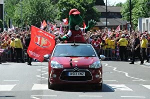 Gunner. Arsenal Trophy Parade. Islington, 18/5/14. Credit : Arsenal Football Club / David Price