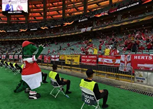 Arsenal V Chelsea Europa League Cup Final 2019 Prints: Gunnersaurus at the Europa League Final: Arsenal vs. Chelsea, Baku 2019