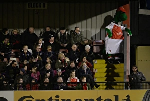 Gunnersaurus Roars at Arsenal Women's WSL Match vs. Reading (March 2016)