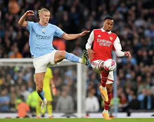 Haaland vs. Gabriel: Battle for Possession - Manchester City vs. Arsenal, Premier League 2022-23