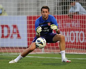 HANOI, VIETNAM - JULY 17: Lukasz Fabainski of Arsenal during the international friendly