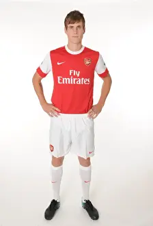 Previous Season Players Prints: Havard Nordtveit (Arsenal). Arsenal 1st Team Photocall and Membersday. Emirates Stadium