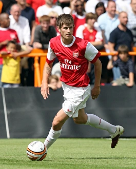 Barnet V Arsenal 2010-11 Prints: Havard Nordtviet (Arsenal). Barnet 0: 4 Arsenal. Pre Season Friendly. Underhill
