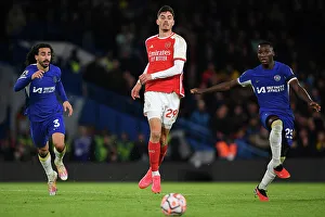Chelsea V Arsenal 2023-24 Prints: Havertz in Action: Chelsea vs. Arsenal, Premier League 2023-24