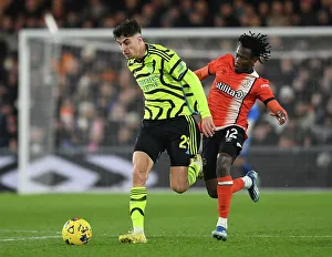 Havertz in Action: Luton Town vs. Arsenal FC, Premier League 2023-24