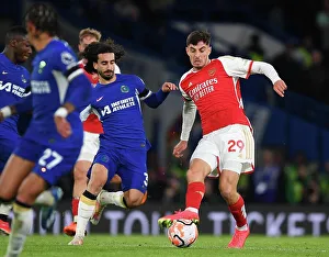 Chelsea V Arsenal 2023-24 Prints: Havertz Clash: Chelsea vs. Arsenal, 2023-24 Premier League Showdown