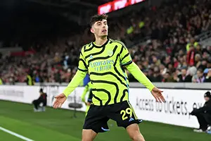 Brentford V Arsenal 2023-24 Prints: Havertz Scores First Goal: Arsenal's Victory at Brentford in Premier League 2023-24