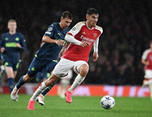 Images Dated 20th September 2023: Havertz Shines: Arsenal Dominates PSV Eindhoven in Champions League Clash at Emirates