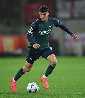 RC Lens v Arsenal 2023-24 Collection: Havertz Shines: Arsenal's Champions League Victory Over RC Lens in France, 2023-24
