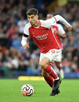 Everton V Arsenal 2023-24 Prints: Havertz Shines: Arsenal's Victory Over Everton in the Premier League 2023-24