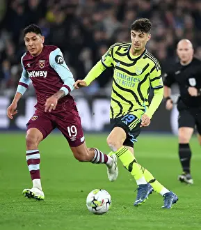 Havertz vs Alvarez: A Battle in the Carabao Cup - West Ham United vs Arsenal, 2023-24