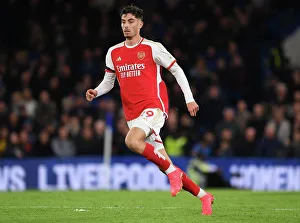 Chelsea V Arsenal 2023-24 Prints: Havertz's Intense Stare: Chelsea vs. Arsenal, Premier League 2023-24