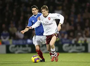 Head-to-Head: Hleb vs Hughes in the 0:0 Battle at Fratton Park, Premier League, 2007