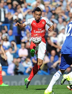 Chelsea V Arsenal 2015-16 Prints: In the Heart of the Battle: Francis Coquelin at Chelsea vs Arsenal, Premier League 2015-16