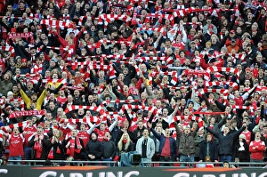 Heartbreaking Defeat: Arsenal Fans at the 2011 Carling Cup Final vs. Birmingham City at Wembley Stadium (27/2/11)