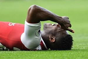 Images Dated 17th September 2017: Heartbreaking Injury: Danny Welbeck at Chelsea vs Arsenal, Premier League 2017-18