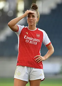 Arsenal Women V Paris FC 2023-24 Prints: Heartbreaking Penalty Defeat: Arsenal Women's UEFA Champions League Exit at Paris FC's Hands (2023-24)