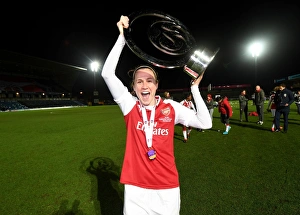 Heather O'Reilly Celebrates Arsenal Women's Continental Cup Victory over Manchester City Ladies