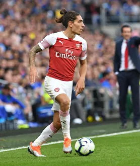 Hector Bellerin: In Action for Arsenal against Cardiff City, Premier League 2018-19