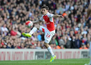 Arsenal V Crystal Palace 2015-16 Prints: Hector Bellerin: In Action for Arsenal Against Crystal Palace, Premier League 2015-16