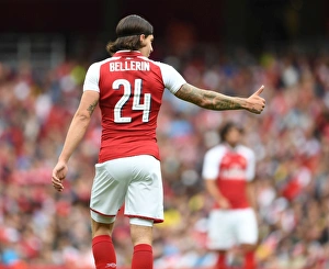 Hector Bellerin: In Action for Arsenal against Sevilla, Emirates Cup 2017-18