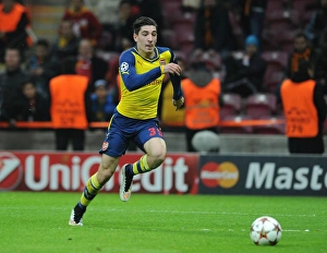 Galatasaray V Arsenal 2014/15 Prints: Hector Bellerin in Action: Arsenal vs. Galatasaray, UEFA Champions League, Istanbul, 2014