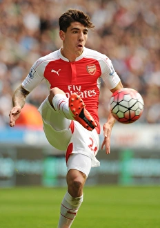 Newcastle United V Arsenal 2015-16 Prints: Hector Bellerin in Action: Arsenal vs. Newcastle United, Premier League 2015-16
