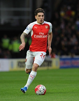 Watford V Arsenal 2015/16 Prints: Hector Bellerin in Action: Arsenal vs. Watford, Premier League 2015/16
