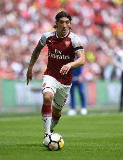 Hector Bellerin in Action: Arsenal vs. Chelsea - FA Community Shield 2017-18