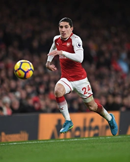 Arsenal V Chelsea 2017-18 Prints: Hector Bellerin in Action: Arsenal vs. Chelsea, Premier League 2017-18