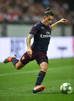 Hector Bellerin in Action: Arsenal vs. SS Lazio, Stockholm 2018