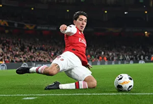 Arsenal V Vitoria Club 2019-20 Prints: Hector Bellerin in Action: Arsenal vs. Vitoria Guimaraes, Europa League 2019-20