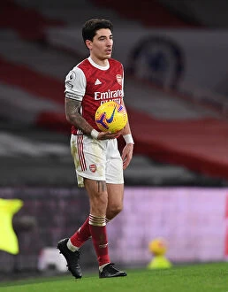 Arsenal v Chelsea 2020-21 Collection: Hector Bellerin in Action: Arsenal vs. Chelsea, Premier League 2020-21