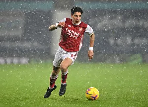Hector Bellerin in Action: Arsenal vs. West Bromwich Albion, Premier League 2020-21