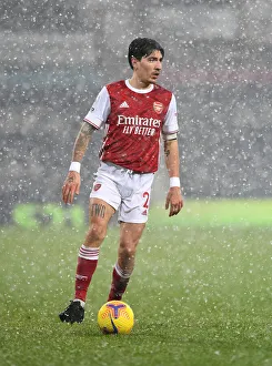 Hector Bellerin in Action: Arsenal vs. West Bromwich Albion, Premier League 2020-21