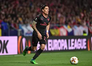 Atletico Madrid V Arsenal 2017-18 Prints: Hector Bellerin in Action: Arsenal vs Atletico Madrid, Europa League Semi-Final (2018)