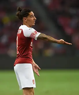 Hector Bellerin in Action: Arsenal vs Atletico Madrid, International Champions Cup 2018