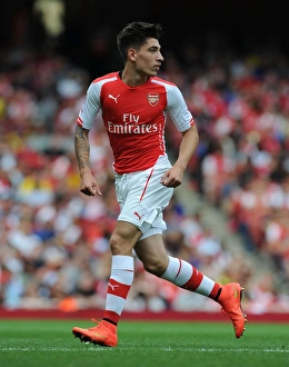 Arsenal V Benfica 2014-15 Prints: Hector Bellerin in Action: Arsenal vs Benfica, Emirates Cup 2014