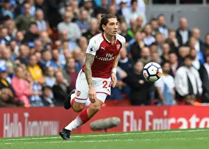 Arsenal V Brighton And Hove Albion 2017-18 Prints: Hector Bellerin in Action: Arsenal vs Brighton & Hove Albion, Premier League 2017-18