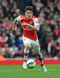 Arsenal V Chelsea 2014/15 Prints: Hector Bellerin in Action: Arsenal vs Chelsea, Premier League 2014/15