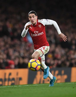 Arsenal V Chelsea 2017-18 Prints: Hector Bellerin in Action: Arsenal vs Chelsea, Premier League 2017-18