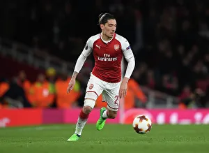 Arsenal V CSKA Moscow 2017-18 Prints: Hector Bellerin in Action: Arsenal vs CSKA Moscow, UEFA Europa League Quarterfinals