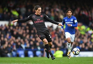 Hector Bellerin in Action: Arsenal vs Everton, Premier League 2017-18