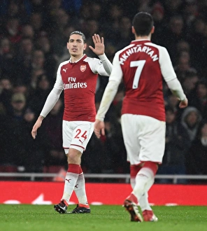 Arsenal V Everton 2017-18 Prints: Hector Bellerin in Action: Arsenal vs Everton, Premier League 2017-18