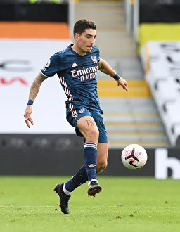Hector Bellerin in Action: Arsenal vs Fulham, Premier League 2020-21