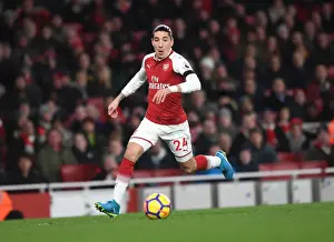 Arsenal V Huddersfield Town 2017-18 Prints: Hector Bellerin in Action: Arsenal vs Huddersfield Town, Premier League 2017-18