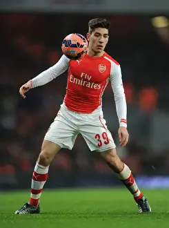 Hector Bellerin in Action: Arsenal vs Hull City - FA Cup 2014-15